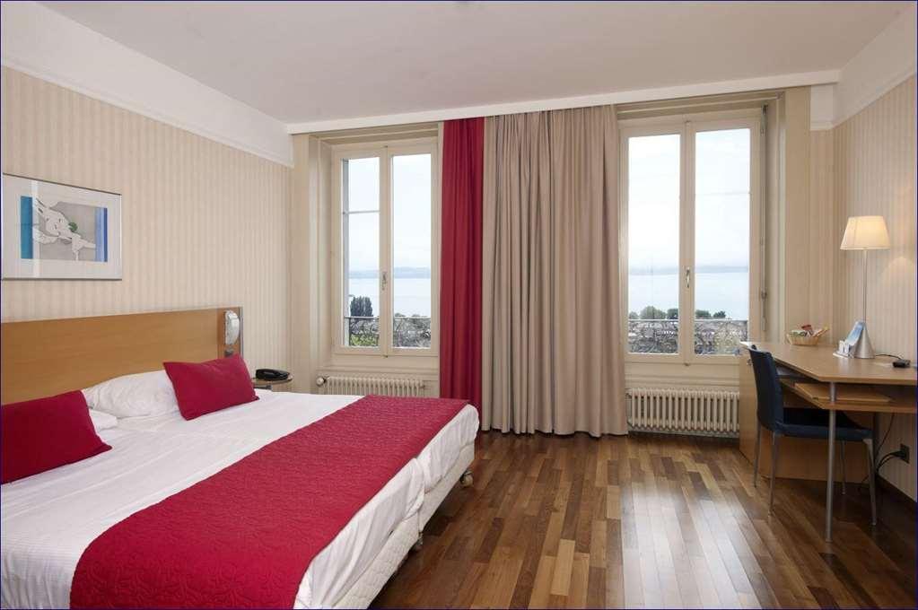 Hotel Alpes & Lac Невшатель Номер фото