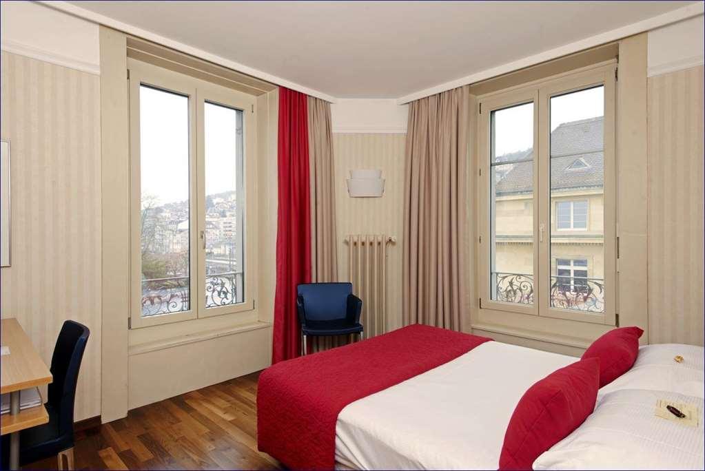 Hotel Alpes & Lac Невшатель Номер фото
