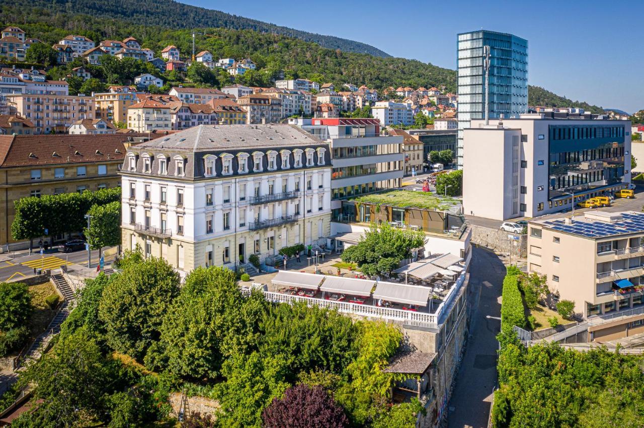 Hotel Alpes & Lac Невшатель Экстерьер фото