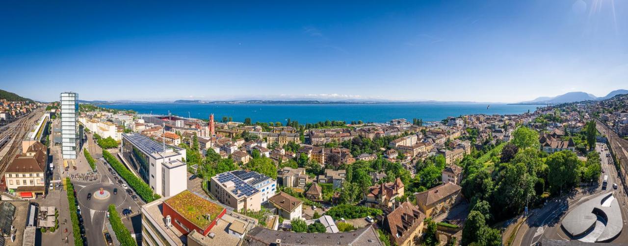 Hotel Alpes & Lac Невшатель Экстерьер фото