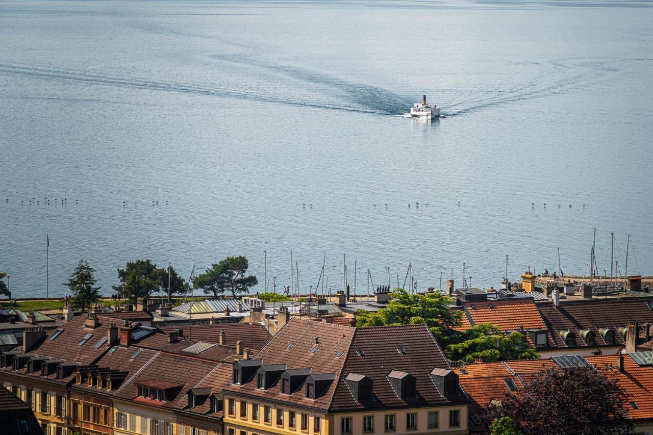 Hotel Alpes & Lac Невшатель Экстерьер фото